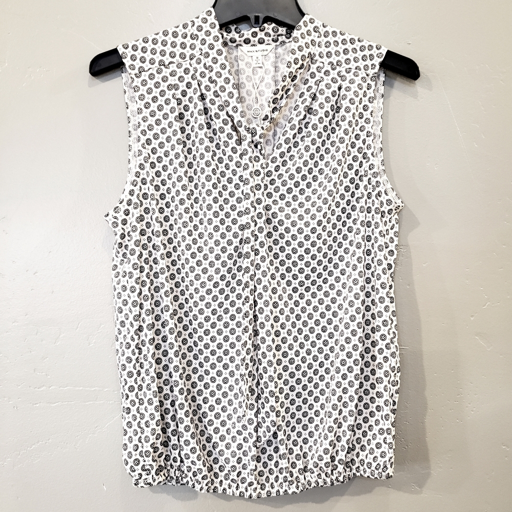 Max Studio Dressy Sleeveless Top - Picture 1 of 6